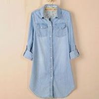 imagem Vestido Chemise Jeans
