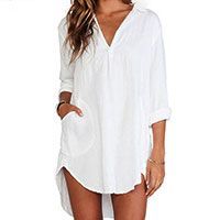 imagem Vestido Chemise Branco