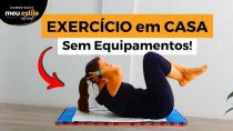 Imagem EXERCÍCIOS na CADEIRA Sem EQUIPAMENTO em CASA