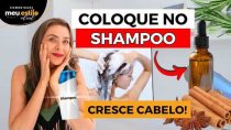 Imagem MISTURE no SHAMPOO! Faz Crescer e Diminuir a Queda de Cabelo!